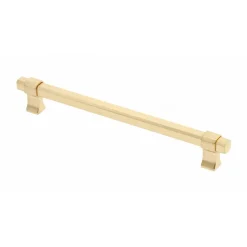 Poignées de meuble Imperial en doré - entraxe 192 mm - longueur 226 mm SYNERCIA