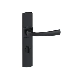 Poignées de porte design Muze - entraxe 195 mm - noir mat Onyx VACHETTE