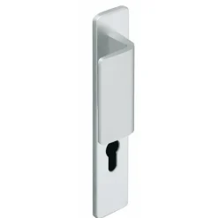 Poignées de porte palière sur plaques clé I - aluminium - Bercy VACHETTE