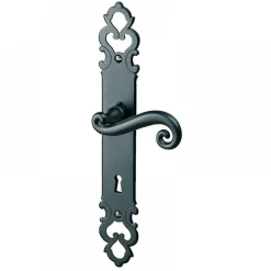 Poignées de porte rustiques - fer patiné cémenté - Aquitaine BOUVET