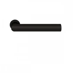 Poignées de porte sur mini-rosace ronde série ER 28M Rhodos - noir mat KARCHER DESIGN