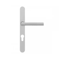 Poignées de porte sur plaque Rhodos pour porte chassis - satiné KARCHER DESIGN
