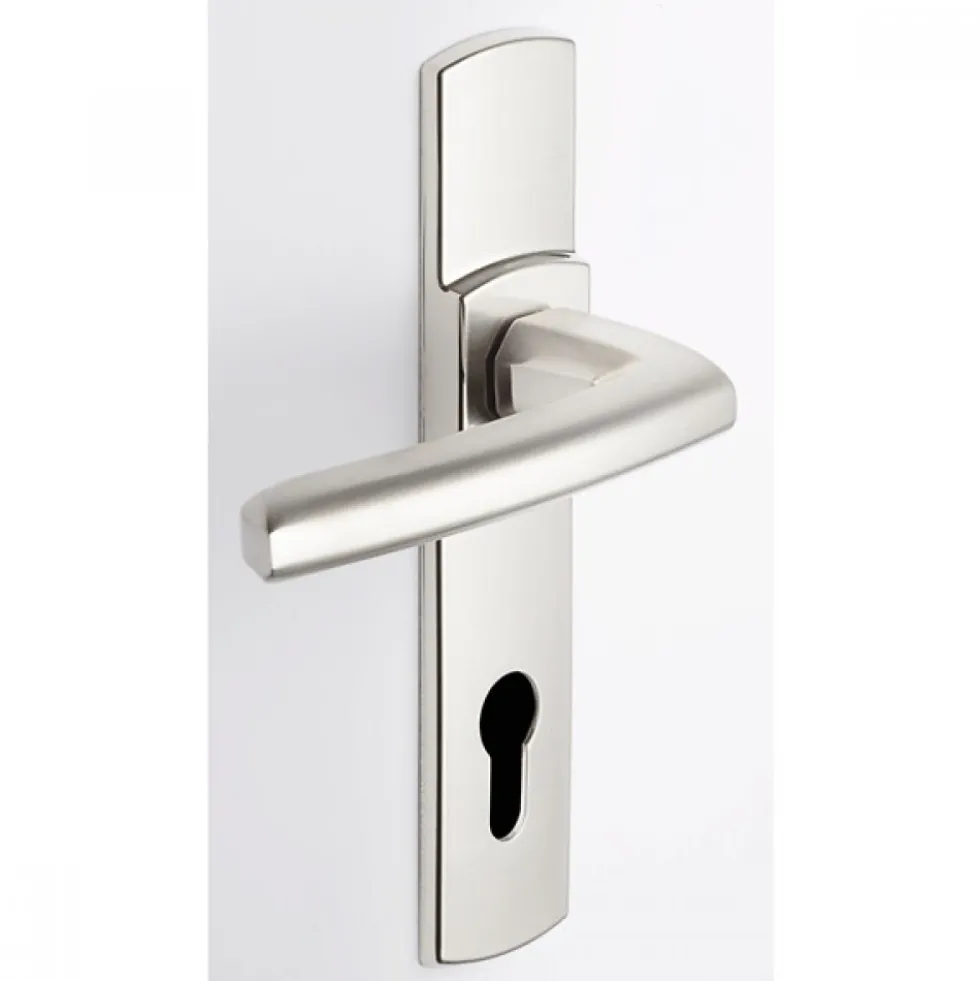 Poignées de porte sur plaques - EA 165 mm - platine - Scult VACHETTE