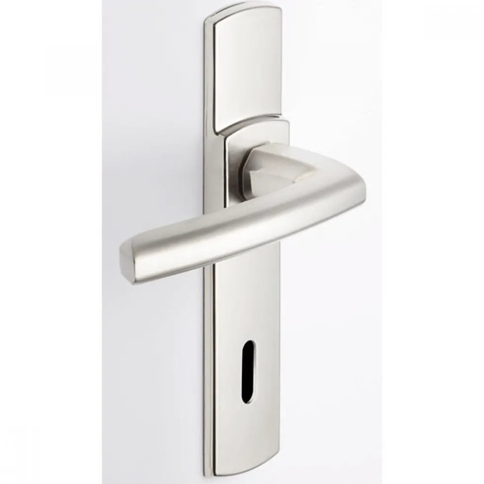 Poignées de porte sur plaques - EA 165 mm - platine - Scult VACHETTE