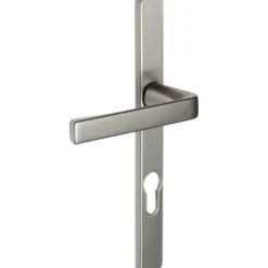 Poignées de porte sur plaques étroites - aluminium - Kaza VACHETTE