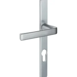 Poignées de porte sur plaques étroites - aluminium - Kaza VACHETTE