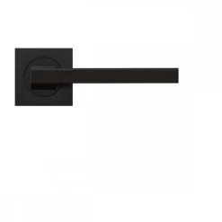 Poignées de porte sur rosace Boston BER58Q - noir - par 3 KARCHER DESIGN