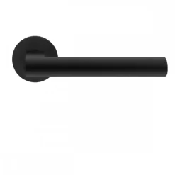 Poignées de porte sur rosaces affleurantes EPL 45 Madeira - noir mat KARCHER DESIGN