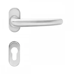 Poignées de porte sur rosaces Chicago pour porte chassis - clé I KARCHER DESIGN