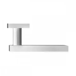 Poignées de porte sur rosaces carrées série ER 52Q Milano -inox satiné KARCHER DESIGN
