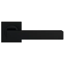 Poignées de porte sur rosaces carrées - noir Cosmos - ER 46 Q Seattle KARCHER DESIGN