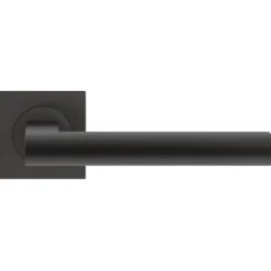 Poignées de porte sur rosaces carrées - noir Cosmos - ER 45 Q Madeira KARCHER DESIGN