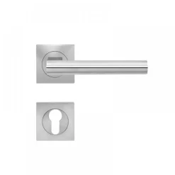 Poignées de porte sur rosaces - inox - Seattle ER 46 Q KARCHER DESIGN