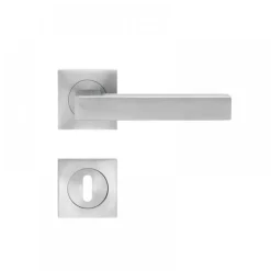 Poignées de porte sur rosaces - inox - Seattle ER 46 Q KARCHER DESIGN