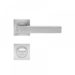 Poignées de porte sur rosaces - inox - Seattle ER 46 Q KARCHER DESIGN
