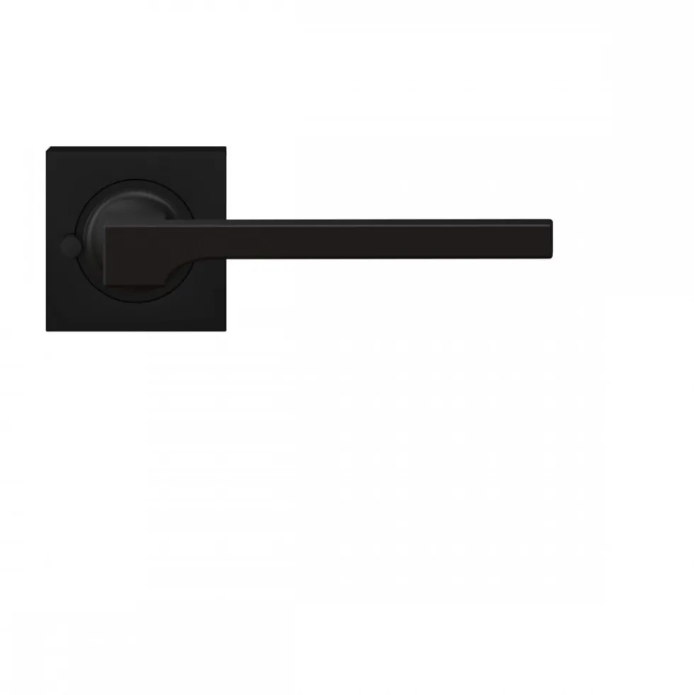 Poignées de porte sur rosace Soho BER57Q à clipser -inox -noir -par 3 KARCHER DESIGN