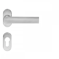 Poignées de porte sur rosaces étroites London pour porte chassis KARCHER DESIGN