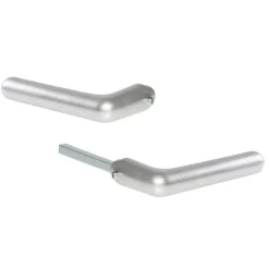 Poignées doubles pour rosace ou plaque - alu argent - Golf VACHETTE