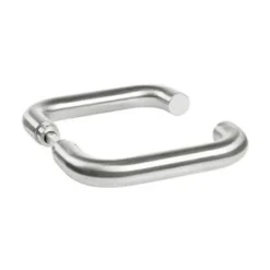 Poignées doubles pour rosace ou plaque - alu argent - Bercy VACHETTE