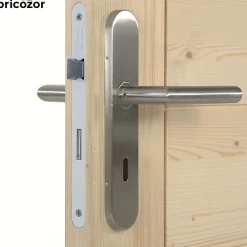 Poignées droites de porte sur plaques - Linox 493 VACHETTE