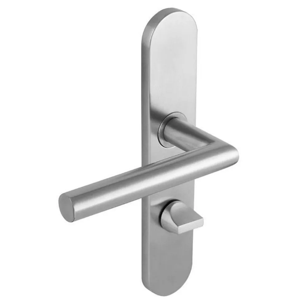 Poignées droites de porte sur plaques - Linox 493 VACHETTE