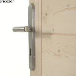 Poignées droites de porte sur plaques - Linox 493 VACHETTE