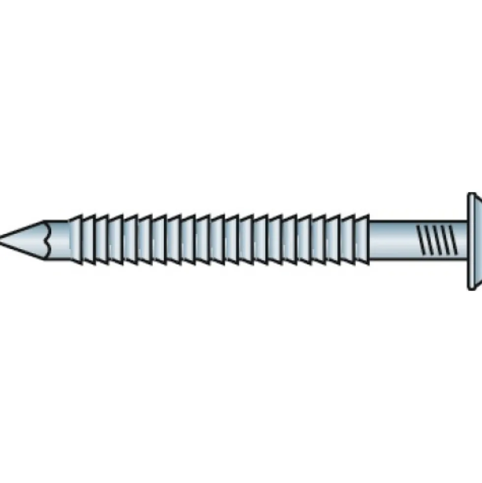 Pointes annelées - tête bombée - inox A4 - 50 x 2,5 mm DON QUICHOTTE