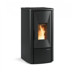 Poêle à granulés étanche - 7 kW - réservoir 11 kg - noir - Lina Top LA NORDICA EXTRAFLAME
