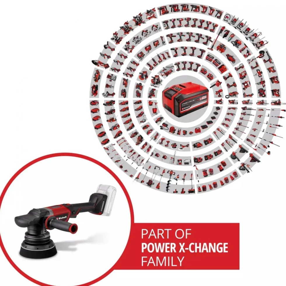 Polisseuse excentrique Pro CP-EP 18/125 Li BL-Solo - Power X-Change EINHELL PROFESSIONAL