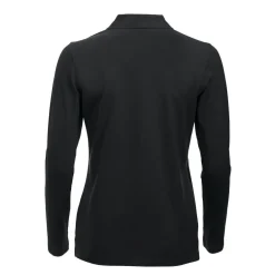Polo de travail pour femme CLASSIC MARION - manches longues - noir CLIQUE