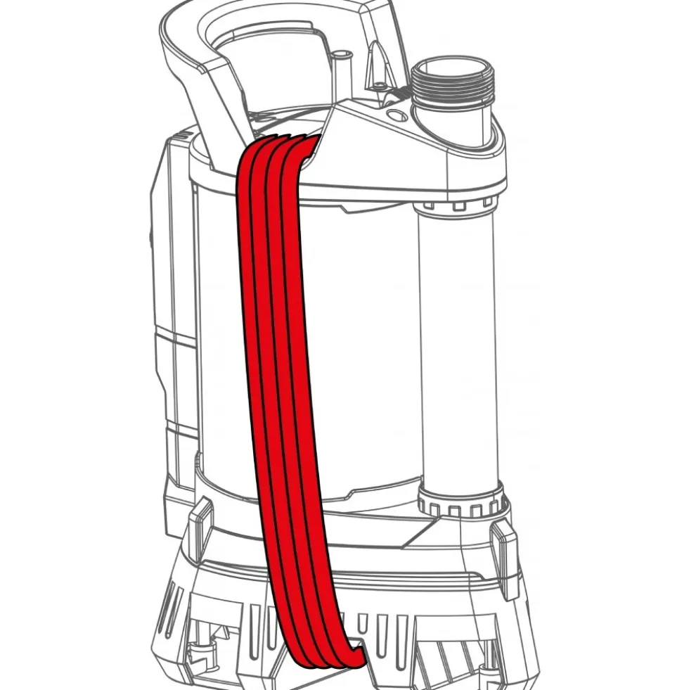 Pompe d’évacuation pour eaux chargées - GE-DP 7935 N-A ECO EINHELL
