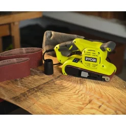 Ponceuse à bande filaire 800W - bande 76x457mm - RBS800 RYOBI