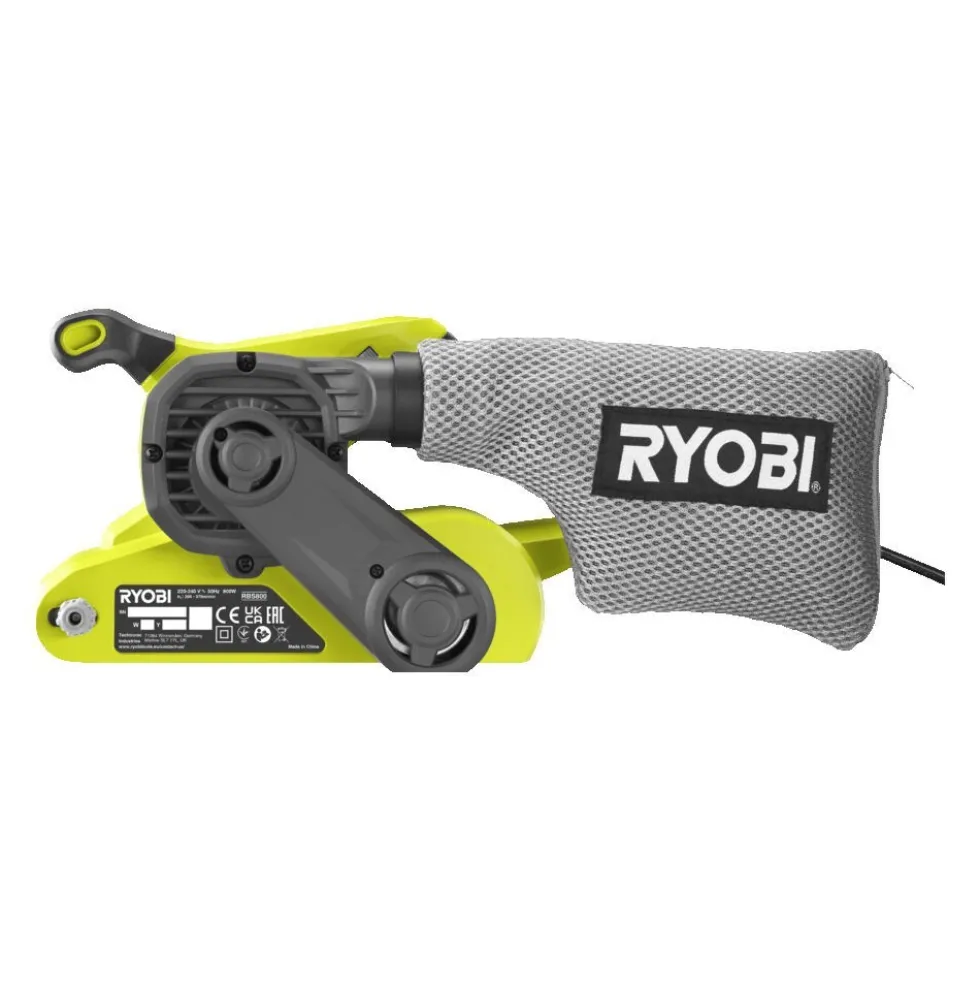 Ponceuse à bande filaire 800W - bande 76x457mm - RBS800 RYOBI