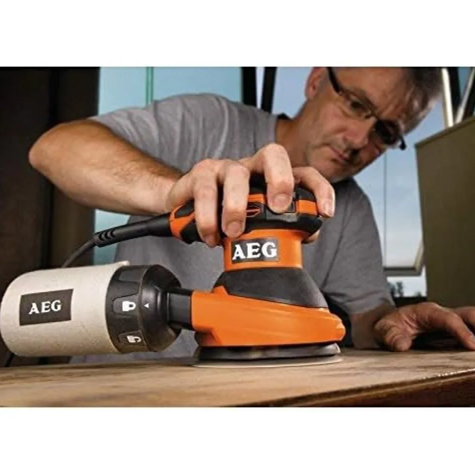 Ponceuse excentrique - Diamètre 125mm - 300W- EX125 ES AEG Powertools
