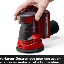 Ponceuse excentrique TE-RS 18 Li - Solo - 125 mm EINHELL