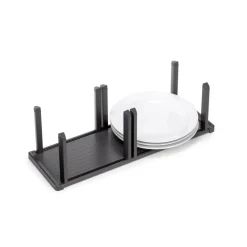 Porte-assiette vertical Orderbox pour tiroir - 159x468mm - Gris - Alu et plastique EMUCA