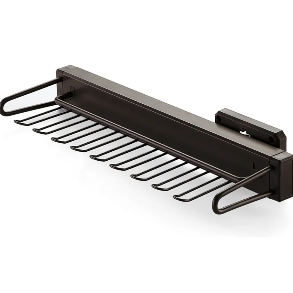 Porte-cravates latéral extractible - Moka EMUCA