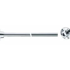 Porte rideaux droit extensible laiton chromé PELLET ASC