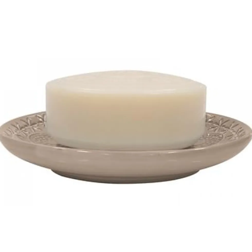 Porte savon - Céramique - Beige - Relief SPIRELLA
