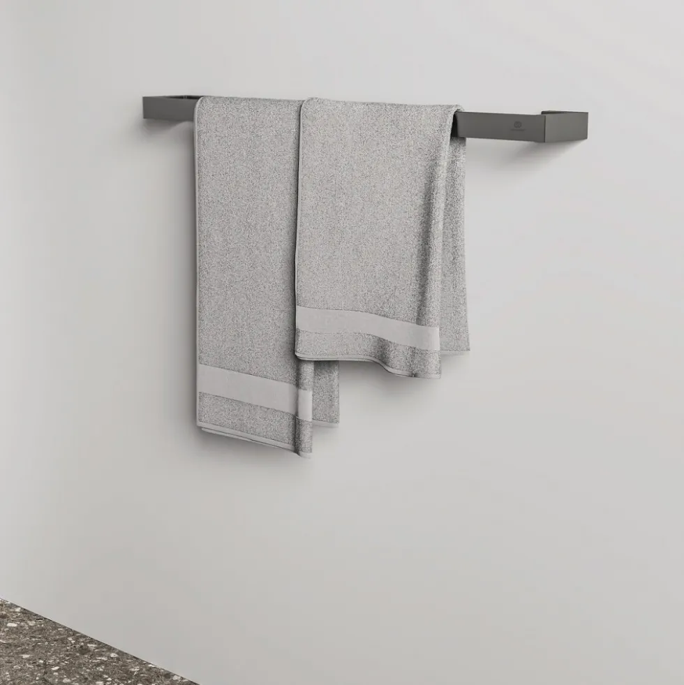 Porte-serviettes mural - 1 barre - carré - Conca IDEAL STANDARD