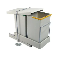 Poubelles de tri sélectif - 2 bacs 14 litres EMUCA