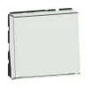 Poussoir inverseur porte étiquette Mosaic - 2 modules - 6A - blanc LEGRAND