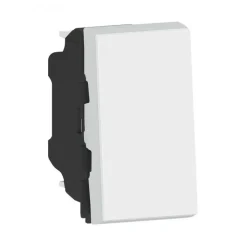 Poussoir Mosaic - 1 module - 6 A - Blanc LEGRAND