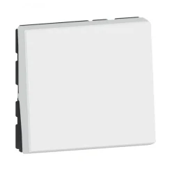 Poussoir Mosaic - 2 modules - 6A - blanc LEGRAND