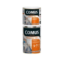 Primaire polyester aluminium - gris clair - 1 litre - Primepox 7030 COMUS
