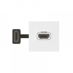 Prise audio/vidéo HDMI Type-A version 2.0 - préconnectorisée - Mosaic LEGRAND