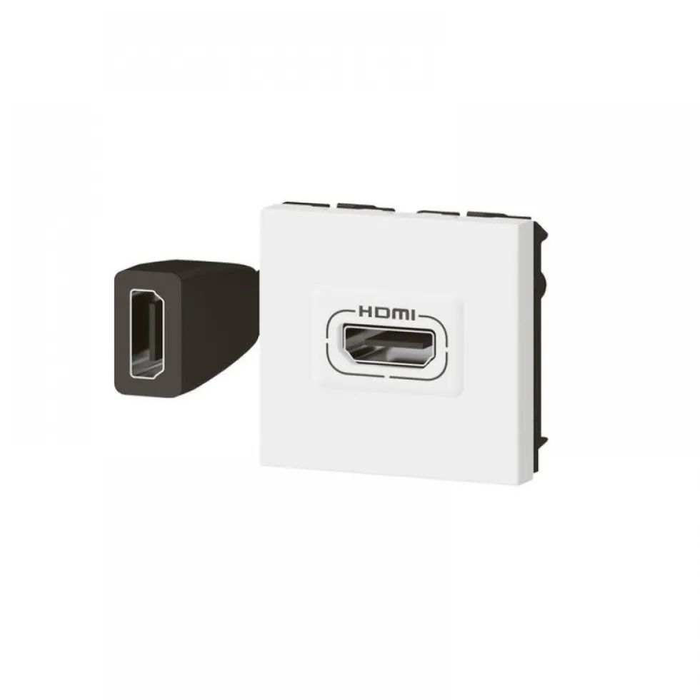 Prise audio/vidéo HDMI Type-A version 2.0 - préconnectorisée - Mosaic LEGRAND
