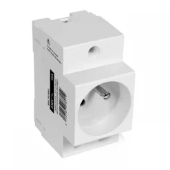Prise de courant modulaire 2P+T - 10/16A - gris DEBFLEX