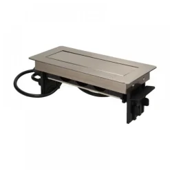 Prise rectangulaire 3 prises + 2 prises USB - à encastrer Orno