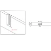 Profil mural - à encastrer ou en applique - pour supports système PIN SALICE